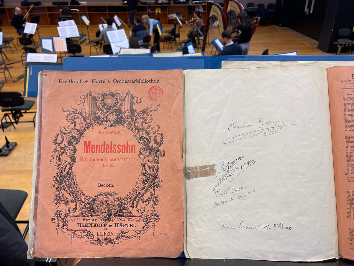 En Musika-Música usamos una partitura con casi 120 años de historia