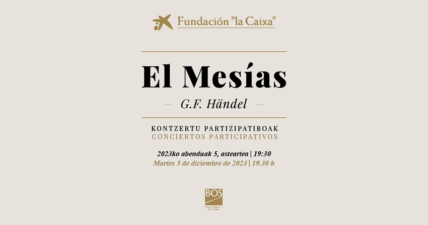 >EL MESÍAS DE HANDEL