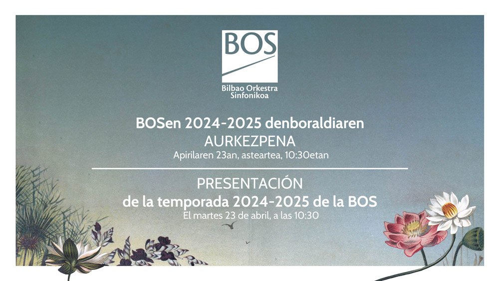 PRENTSAURREKOA BOSEN 2024-2025 DENBORALDIAREN AURKEZPENA